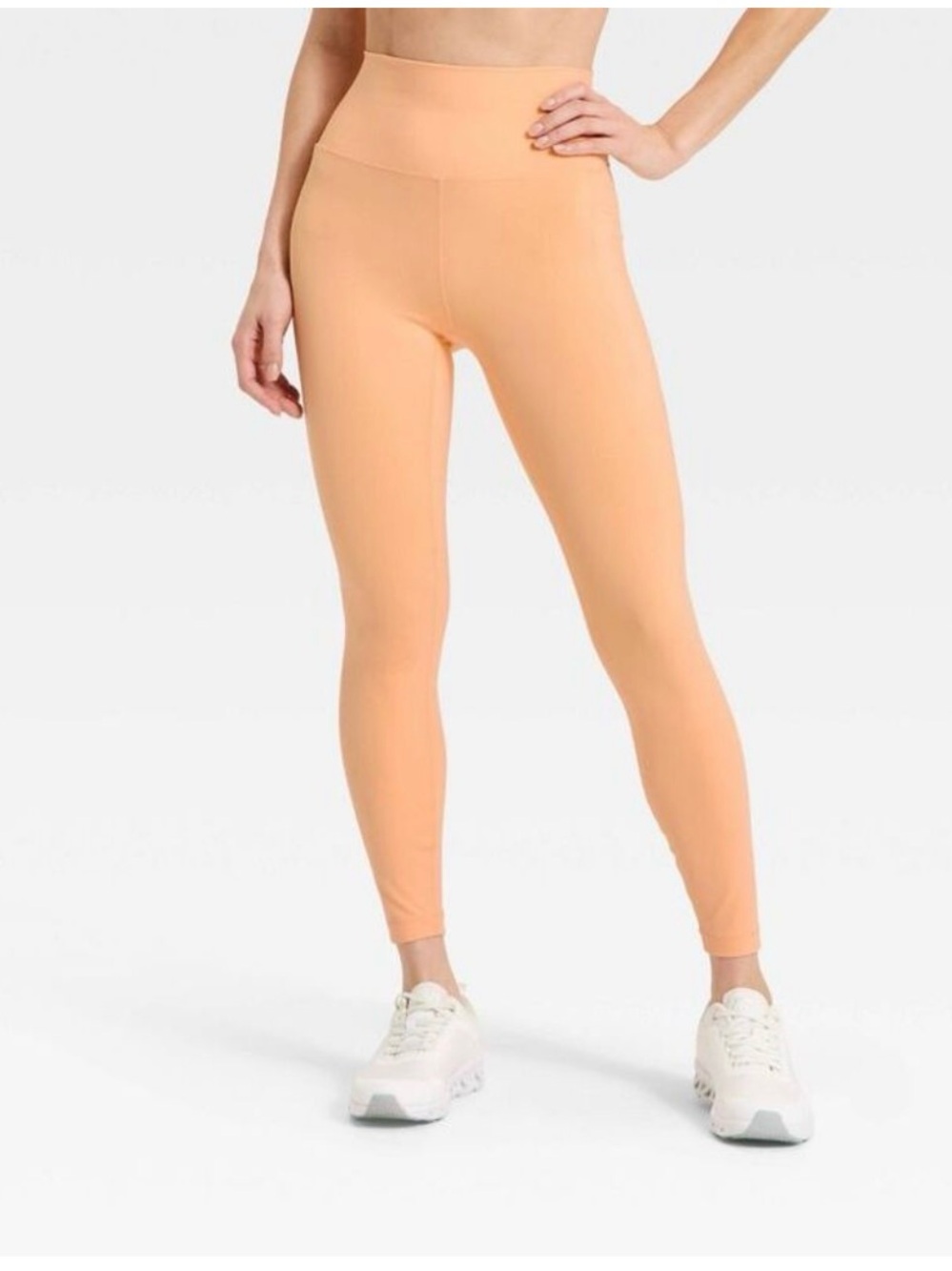 all in motion SUPER FLEX High-Rise Peach-Orange Leggings 7/8 Length XL